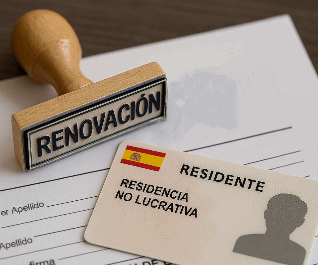 Renovar la residencia no lucrativa en España